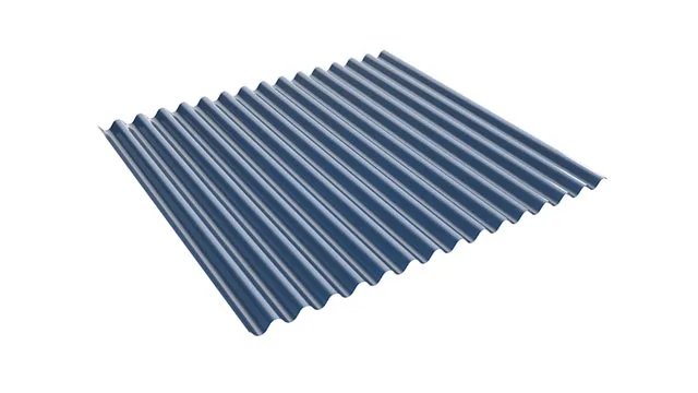 Rendering of the AMP 2.67 x 7/8 corrugated metal panel profile