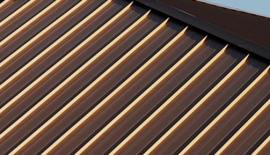 metal roof material copper zinc